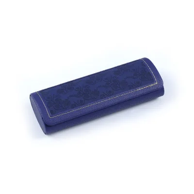 PU Leather Glasses Case, Retro Embossed Sunglasses Case, Portable, Pressure Resistant and Durable Glasses Storage Box