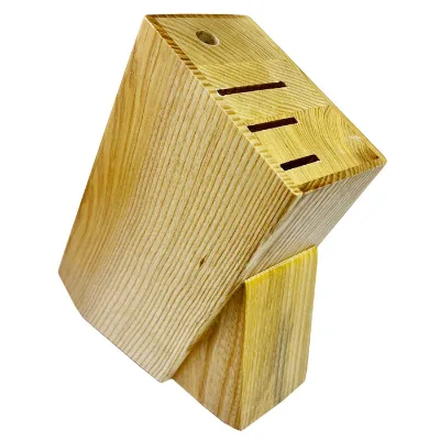 Durable Wooden Knife Block Wood Knife Holder