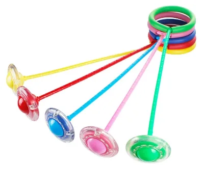 Ankle Leg Flash Jumping Ring Skip Ball Hop-It Skip Jump Rope Exercise Skipping Toy Ball