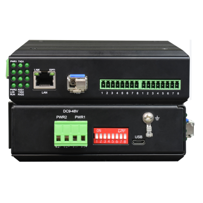 Best Sale Serial RS485 RS422 RS232 To Ethernet Industrial Rail 4 Channel Serial Port Server