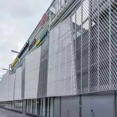 Hot-Dip Galvanized Perforated Expanded Metal Sheet-Diamond Holes for Marine Engineering & Coastal Fencing Anti-Corrosion