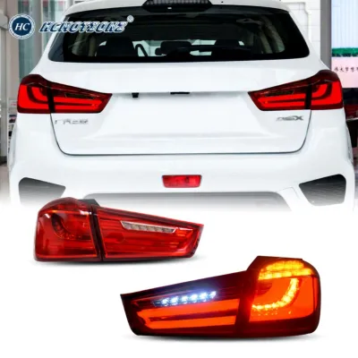 HCMOTIONZ New Car Rear LED Tail Lights DRL Daytime Running Lamps Assembly for Mitsubishi OUTLANDER SPORT ASX RVR 2011-2019