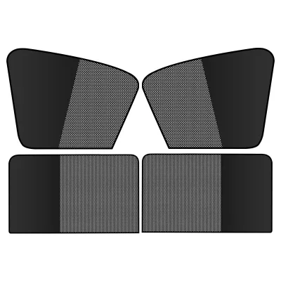 Magnetic Double-Layer Car Sunshade Side Curtain Opaque Mesh Split Type Privacy Visor for Baby Travel Camping
