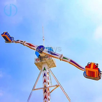 Amusement Adventure Park Rides 360 Degree Rotary Booster Scream Rides Thrill Outdoor Funfair Rides for Sale