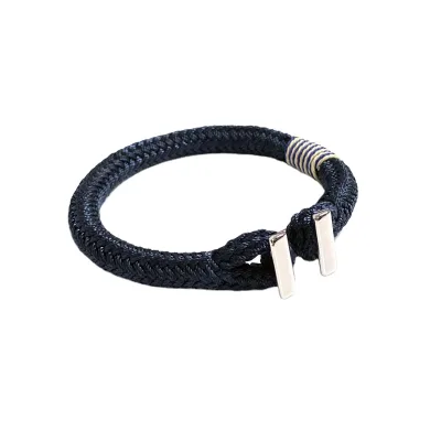 Assured Quality Trendy Charm Steel & Nylon Made Bracelet for Men's Party & Anniversary Wear