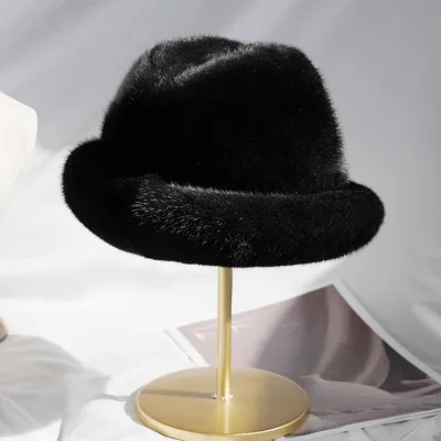 Custom Real Mink Fur Hats Mens Fur Hat Mink Hat