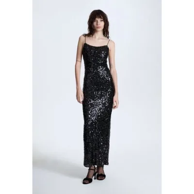 Wholesale Ladies Evening Dress Women Design Long Sequin Sleeveless Dress