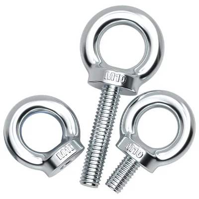 Extended Lifting Ring Screw Eye Bolts Eyebolt Screws Nuts Fastener