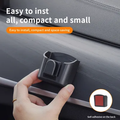 Adhesive Car Organizer Box Plastic Multi Purpose Storage Holder for Keys Cards and Small Items