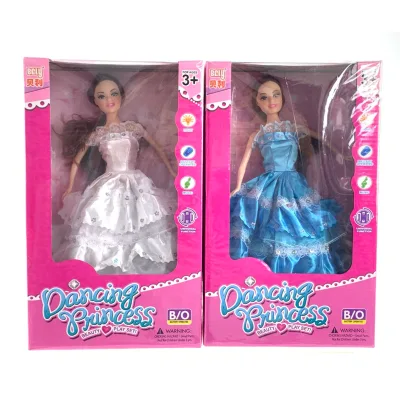 Jinming Hot Sale Electric Baby Doll for Girl Kids Fashion Beautiful Dancing Doll Toy with Music Lights