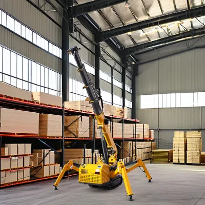 New Product Small Spider Crane 3T 5T 8T Crawler Diesel Spider Crane with Basket Flying Arm Accessories