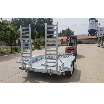 Steel Flatbed Trailer Car Transporter Reboque De Other Trailers with Ramps