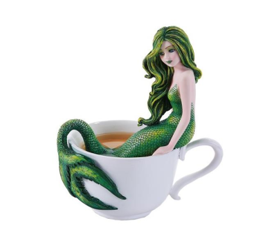 Custom Resin Flying Fairy Fantasy Art Coffee Mug Faery Tea Cup Fairies Statue