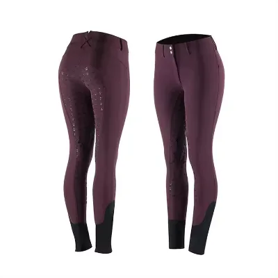 CUSTOM LOGO Black Horse Riding Breeches Female Equestrian Leggings Pants Eco-friendly Riding Tights Women Equestrian Clothing