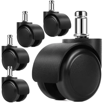 Floor Protect Mute Office Chair Caster Wheels Replacement 2 Inch Furniture Caster Wheel