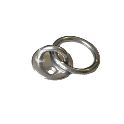 China Manufacture Quality Polish Durable Stainless Steel Pad Eye Plate Eye Plates Rigging Hardware