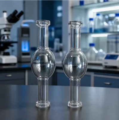 High Purity Fused Quartz Drying Tube Quartz Glass Tube for Scientific Research