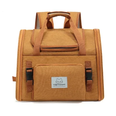 Cross-border Wholesale cat Backpack Expandable Breathable Outdoor Portable Large Space Capsule Pet Bag Solid Color Multi-size