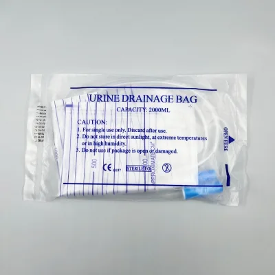 Factory Price Professional Plastic Urine Drainage Bag for Single Use