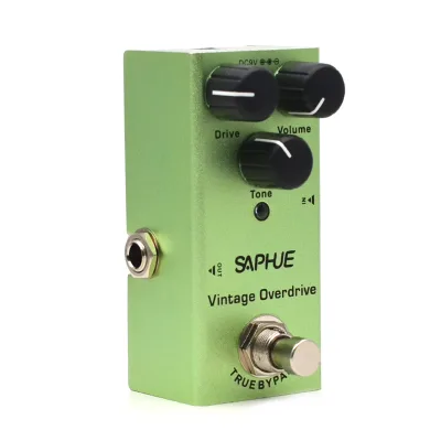 Green Saphue Vintage Overdrive Guitar Digital Effect Pedal for Electric Guitar