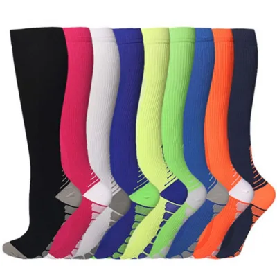 Compression Running Socks Knee High Compression Socks for Men and Women Customized Sport Stocking Socks