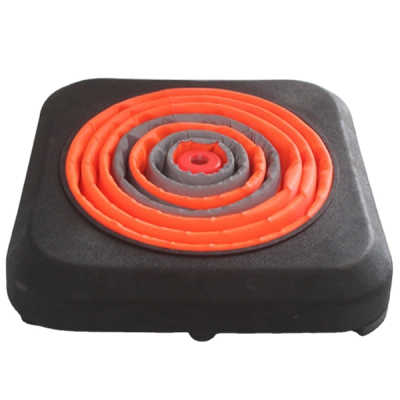 Folding Traffic Cone Collapsible Safety Cone with Cloth and Rubber Base Retractable Cone