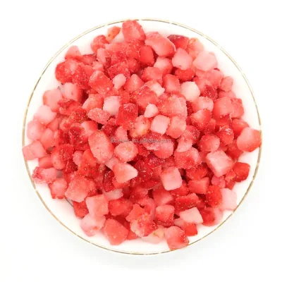Frozen Strawberry Dice Premium Quality Frozen Fruit for Your Culinary Delights