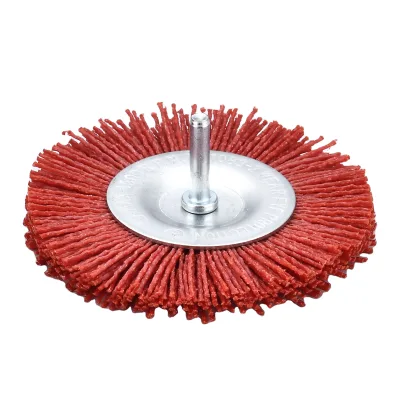 DELUN 50 mm Nylon Filament Abrasive Wire Cup Brush Nylon End Brush Kit for Drill Rotary Tool with 1/4'' Shank