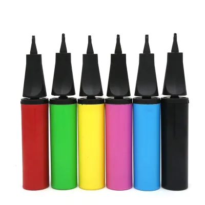 Mini Plastic Balloon Pump Hand Held Ball Party Balloon Inflator Air Pump Portable Useful Balloon Decoration Tools