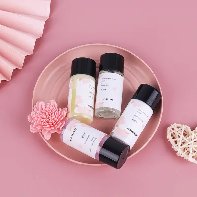 Custom Private Label 30ml 50ml Luxury Mini Hotel Shampoo and Conditioner Set