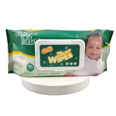 Wholesale Stock Baby Wipes for Sensitive Skin Thickened Spunlace Fabric Scented Wet Wipes for Baby Cleaning