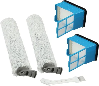 Washable Reusable Replacement Plastic Roller Brush Filter Set for Bissell Cross Wave Omni Force 3912N 4046 Vacuum Cleaner
