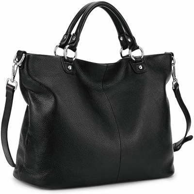Soft Genuine Leather Women Tote Bag, Top Satchel Purses and Handbags