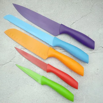 Wholesale Kitchen Knife Set with Wooden PP Handle