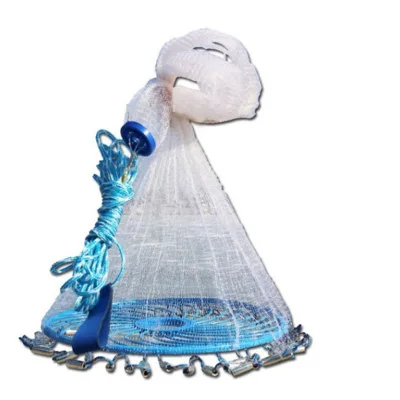 Monofilament Thread Throwing Net Saltwater Fishing Cast Net