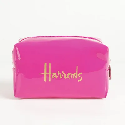 Custom logo Colorful Ladies Glazed Skincare Clutch Bag Glossy Pu Cosmetics Pouch Luxury Square Shiny Sparkling Makeup Bag case