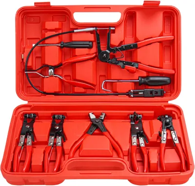 Other Vehicle Tools Professional 9pc Hose Clamp Plier Engine Repair Tool Kit Hose Clamp Pliers Kit
