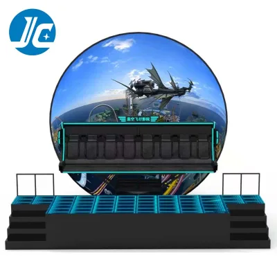 Indoor Shopping Mall 360 Degree VR Cinema Equipment Flying Theater Simulation Cabin Dome Cinema 360 Degree Cinema