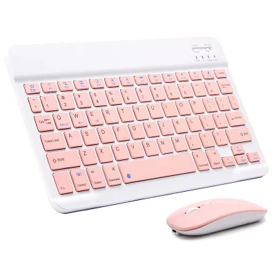 High-end Wireless Keyboard Mouse Combo Mini Bluetooh Keyboard and Mouse Combo 78 Keys Bt Keyboard Mouse Set for Pc Laptop
