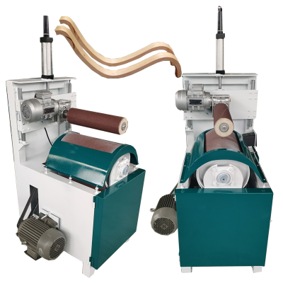 Multi Functional Surface Grinder Wood Double Sander Machine Double-Roller Drum Sander Belt Sander Polishing Grinding Machine