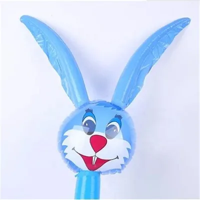 Colorfully Pvc Custom Cute Rabbits Inflatable Cheering Sticks for Kids