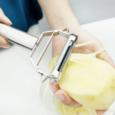 Hot Sell Stainless Steel Vegetable Peeler With Brush