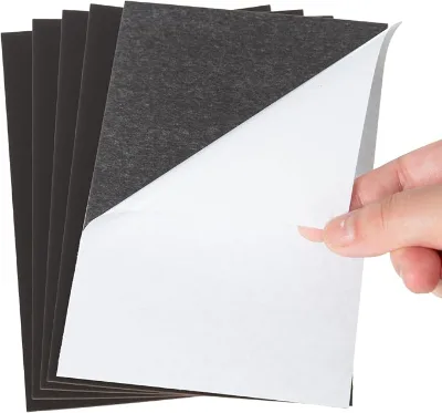 Consistent Quality Low Shrinkage Self Adhesive Thickness 0.5mm 1mm 2mm soft magnet magnet sheet a4 magnetic sheet magnet a4