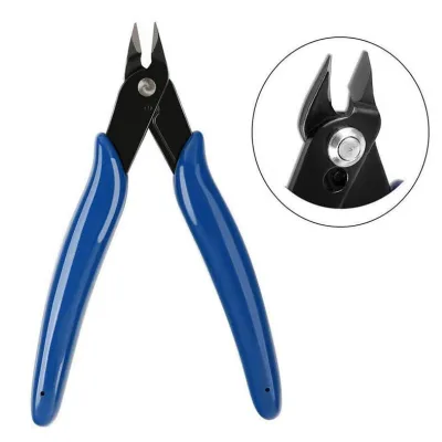 Slanted Thin Single-edge Handcrafted High-sided Small Pliers for Slanted Wire Cutting, Industrial Grade