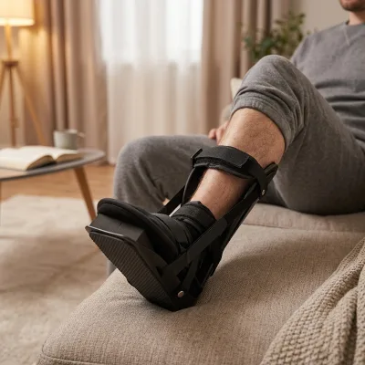 Medical Grade Foot Drop Orthosis with Breathable Padding for Stroke Recovery Support