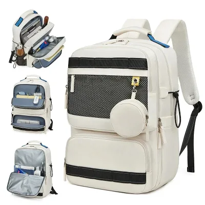 Woman Travel Outdoor Backpack Business 16 Inch Laptop Backpack Fashion Waterproof School Backpack With Dry Wet Separation Bag