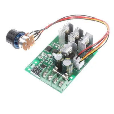 PWM DC motor speed governor DC motor drive switch 30A digital display 6V12V24V48V