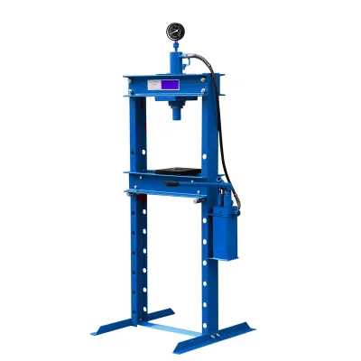 China Price 50 Ton Dual Speed Industrial Hydraulic Shop Press with Double Pump and Hand Winch for Sale