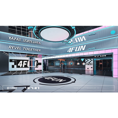Commercial Space Indoor Theme Park Amusement Park Family Entertainment Center Digital Sport Hall Design