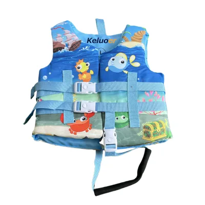 OEM Water Sport Inflatable Boat Neoprene Automatic High Buoyancy Foam Children's Life Jackets